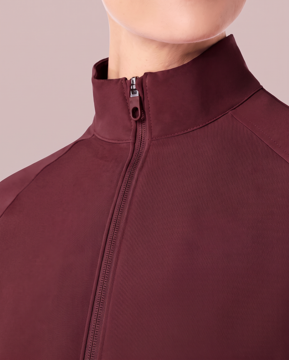 Modern Scrub Jacket Burgundy
