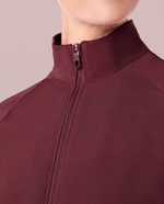 Modern Scrub Jacket Burgundy