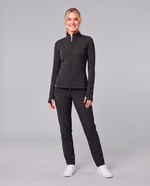 Athletic Knit Scrub Jacket Black