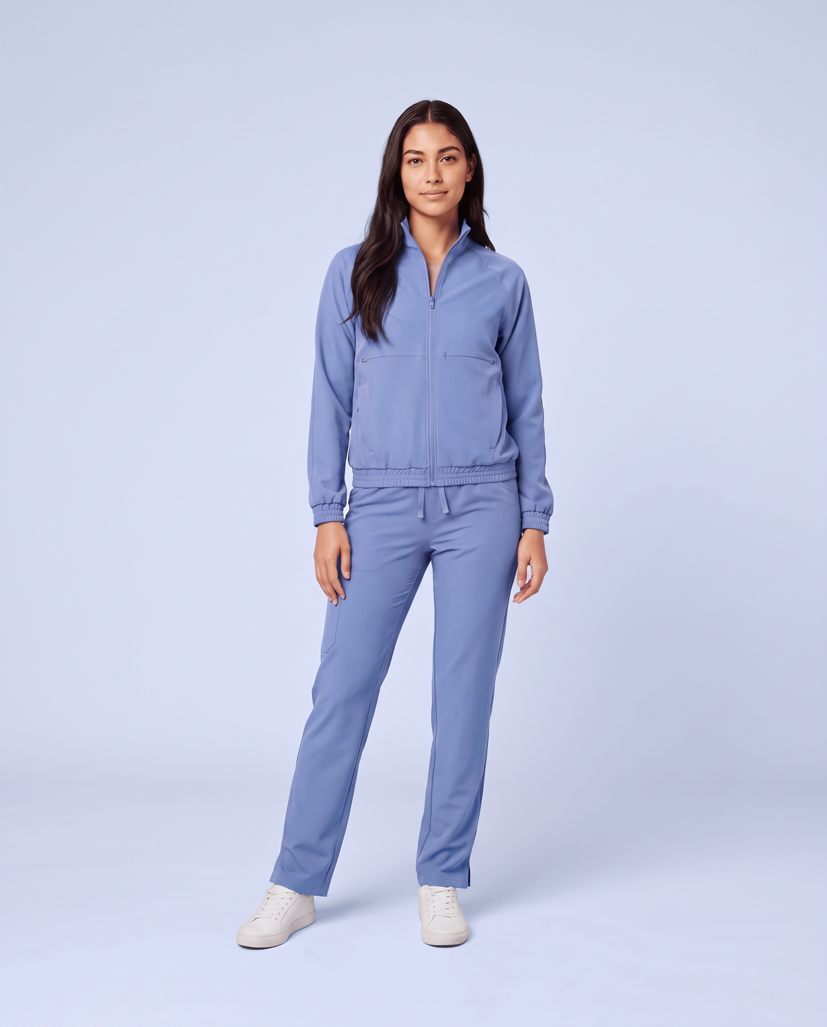 Modern Scrub Jacket Ceil Blue