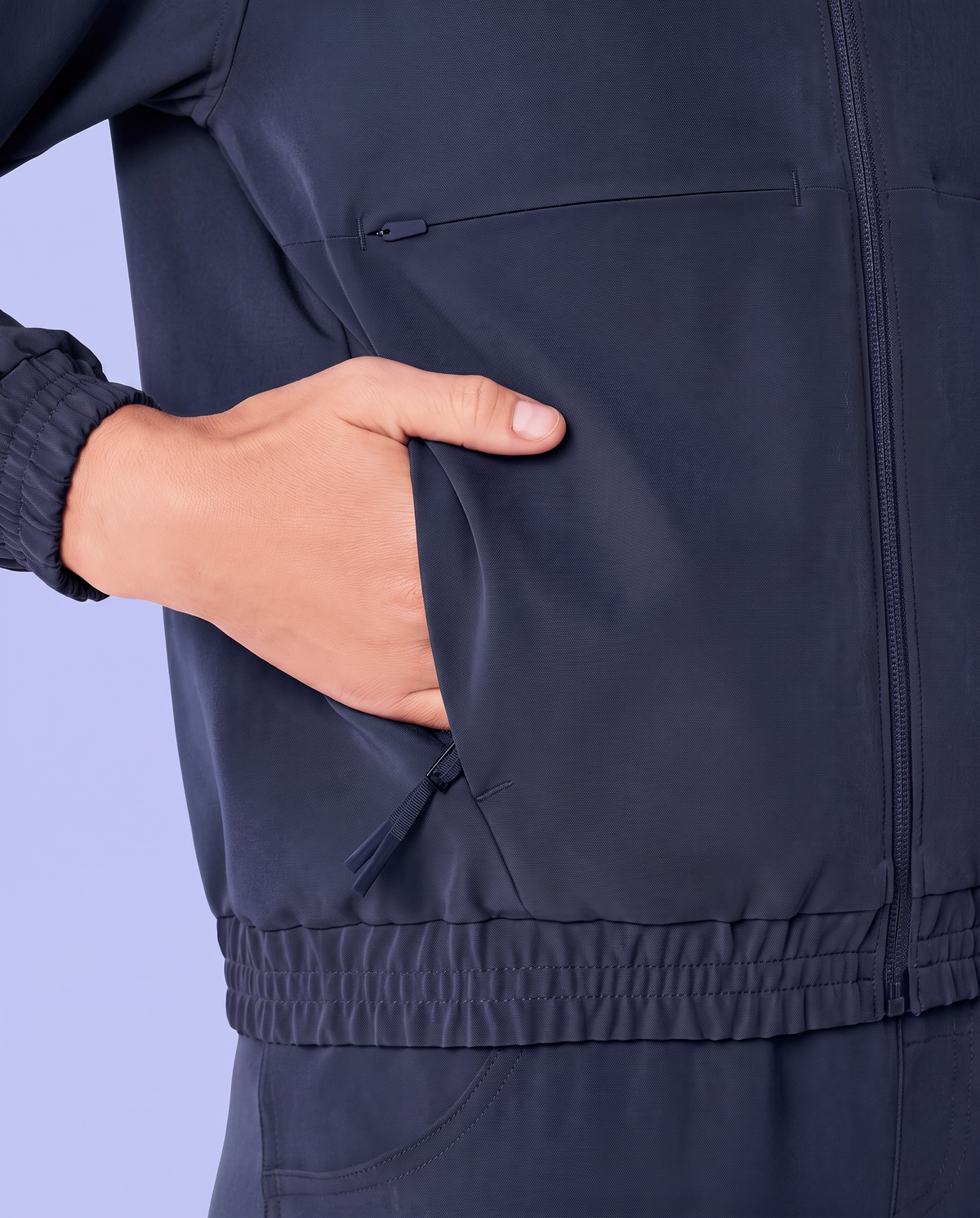 Modern Scrub Jacket Navy