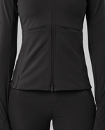 Athletic Knit Scrub Jacket Black