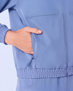 Modern Scrub Jacket Ceil Blue