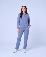 Modern Scrub Jacket Ceil Blue