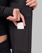 Athletic Knit Scrub Jacket Black
