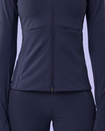 Athletic Knit Scrub Jacket Navy