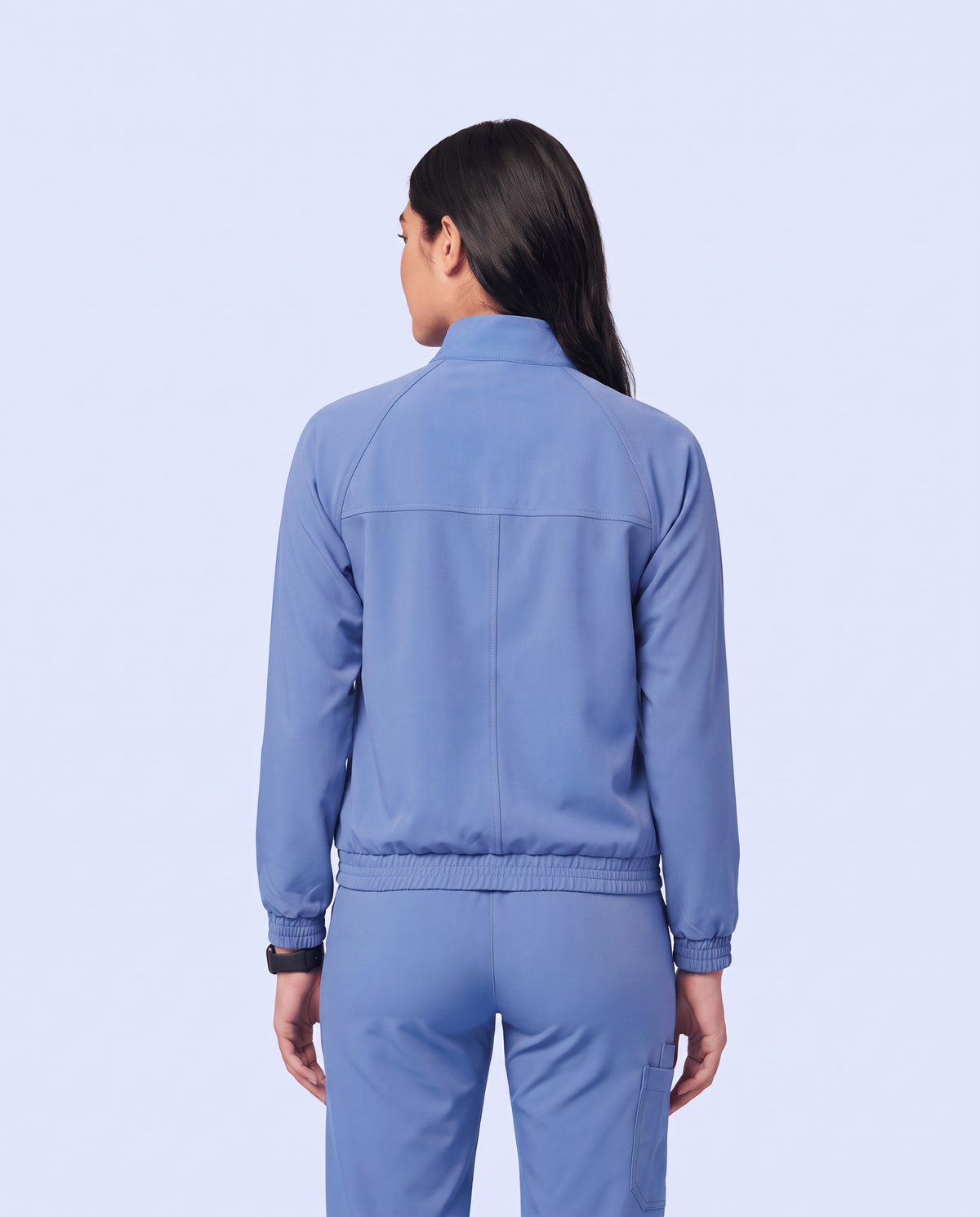 Modern Scrub Jacket Ceil Blue