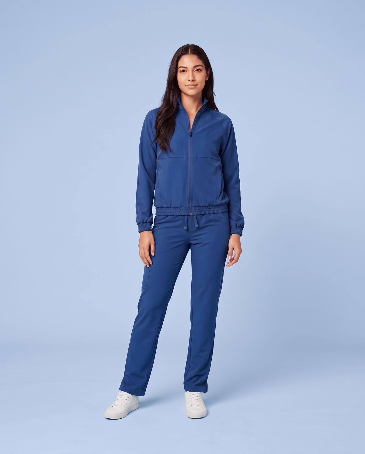 Modern Scrub Jacket Royal Blue