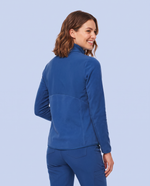 Fleece Scrub Jacket Royal Blue