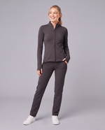 Athletic Knit Scrub Jacket Pewter