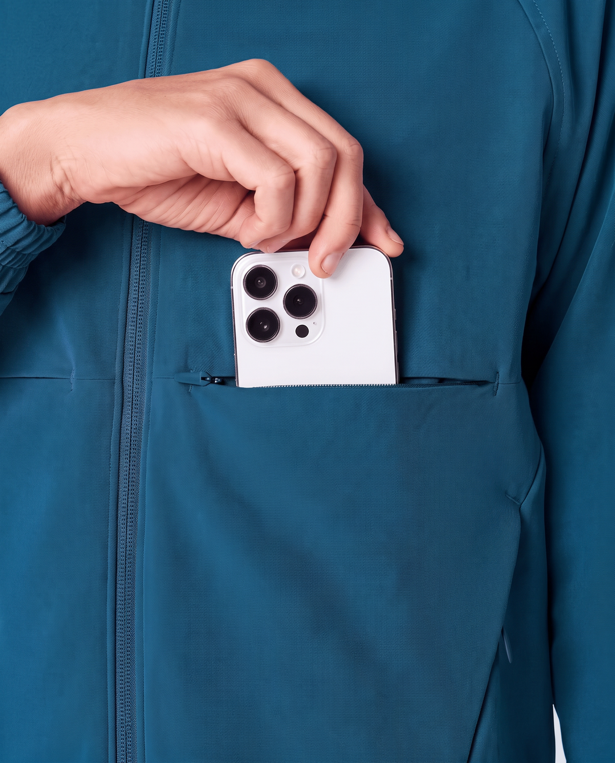 Modern Scrub Jacket Caribbean Blue