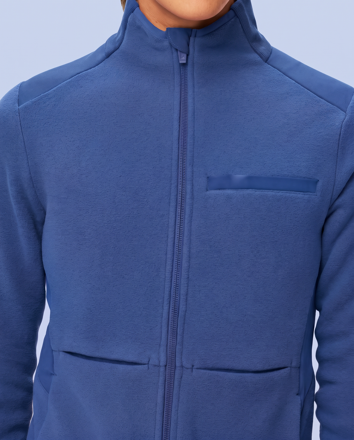 Fleece Scrub Jacket Royal Blue