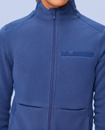 Fleece Scrub Jacket Royal Blue