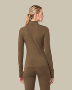 Athletic Knit Scrub Jacket Olive