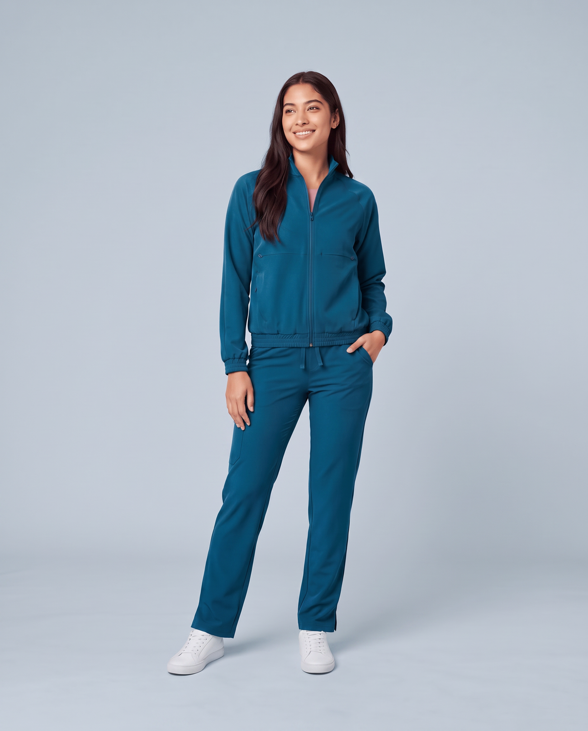 Modern Scrub Jacket Caribbean Blue
