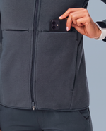 Fleece Scrub Jacket Dark Harbor
