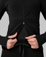 Athletic Knit Scrub Jacket Black