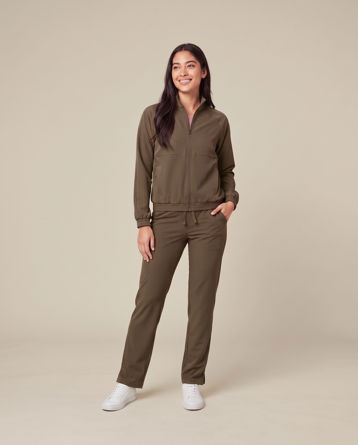 Modern Scrub Jacket Olive