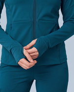 Athletic Knit Scrub Jacket Caribbean Blue