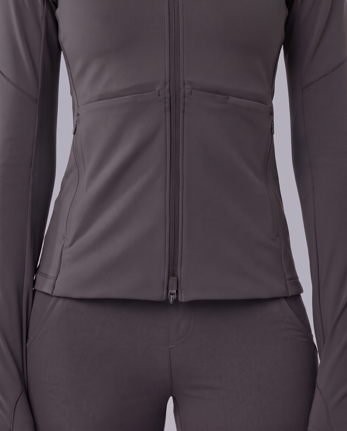 Athletic Knit Scrub Jacket Pewter