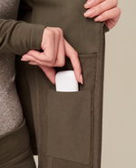 Athletic Knit Scrub Jacket Olive