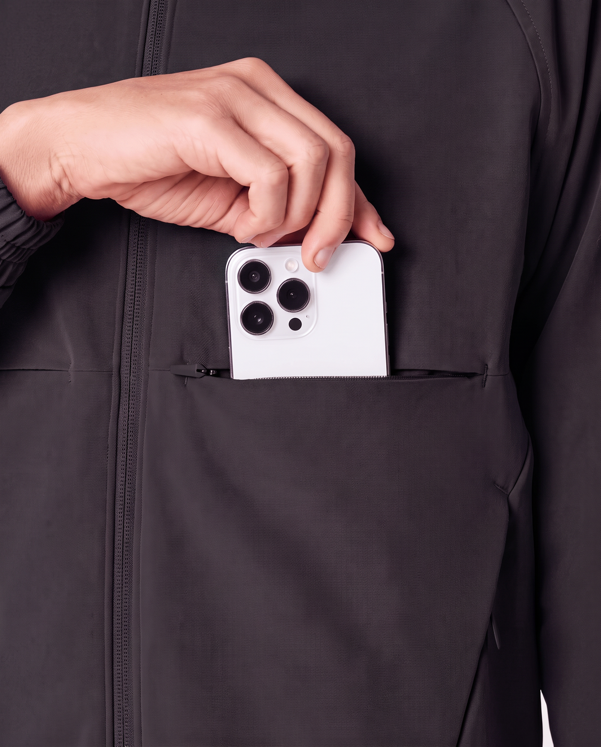 Modern Scrub Jacket Black