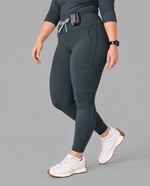 Curved High-Rise Scrub Legging Dark Harbor