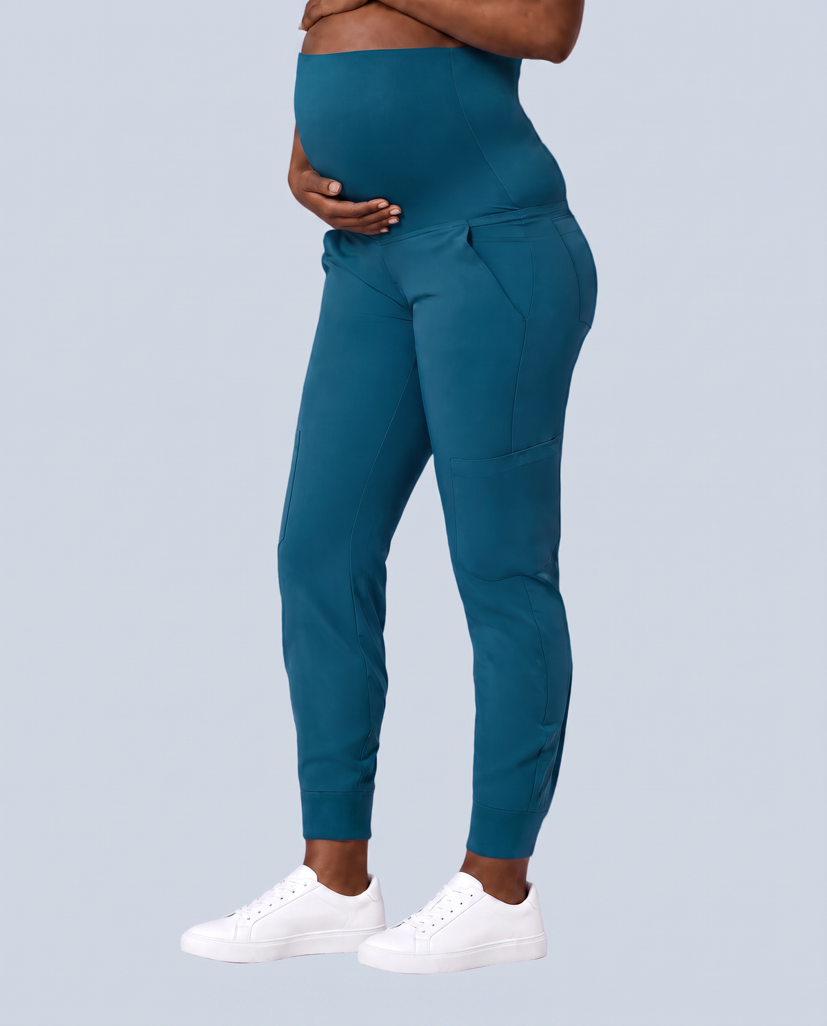 Maternity Jogger Pant Caribbean Blue