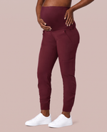 Maternity Jogger Pant Burgundy
