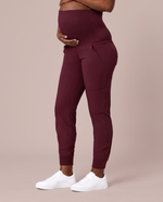 Maternity Jogger Pant Burgundy