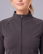 Athletic Knit Scrub Jacket Pewter