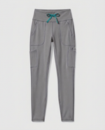 Curved High-Rise Scrub Legging Heather Gray