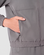 Modern Scrub Jacket Heather Gray
