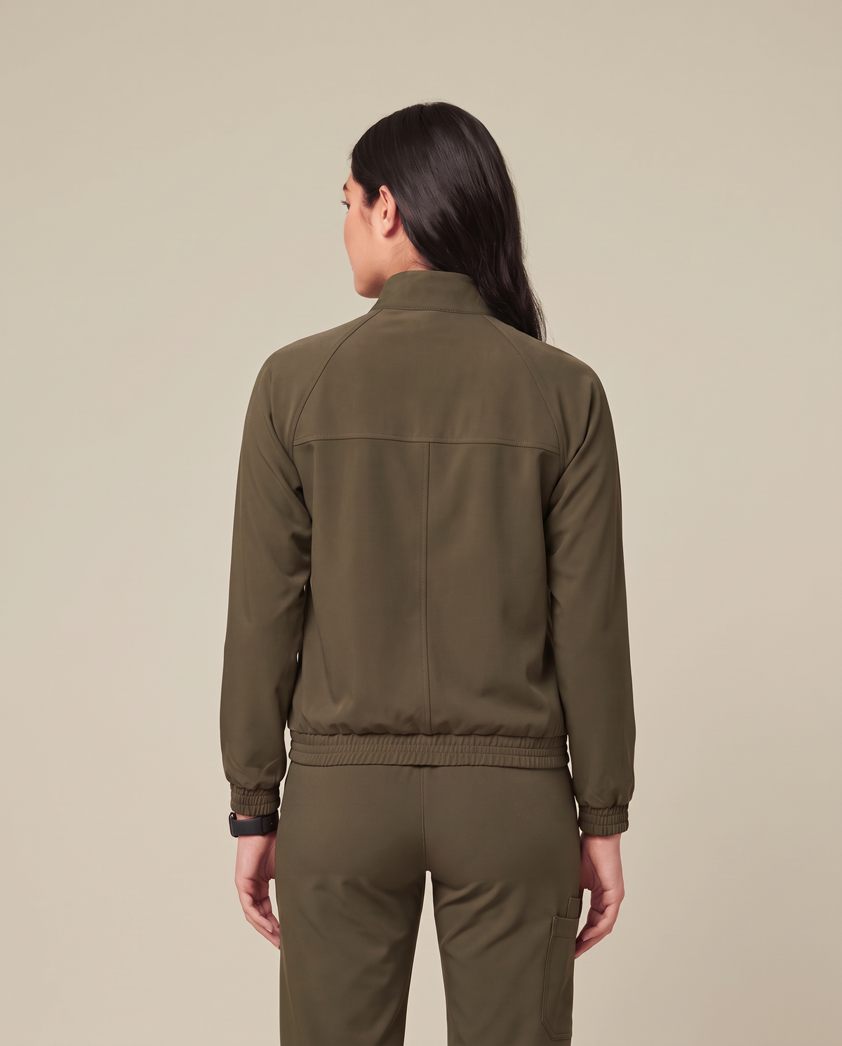 Modern Scrub Jacket Olive