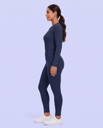 Sculpt Skinny Scrub Legging Navy