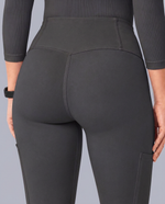Curved High-Rise Scrub Legging Pewter