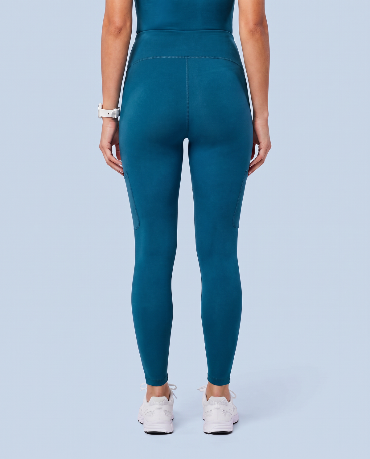 Maternity Scrub Legging Caribbean Blue
