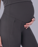 Maternity Scrub Legging Pewter