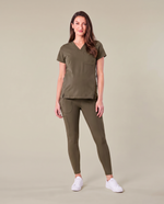 Maternity Scrub Legging Olive
