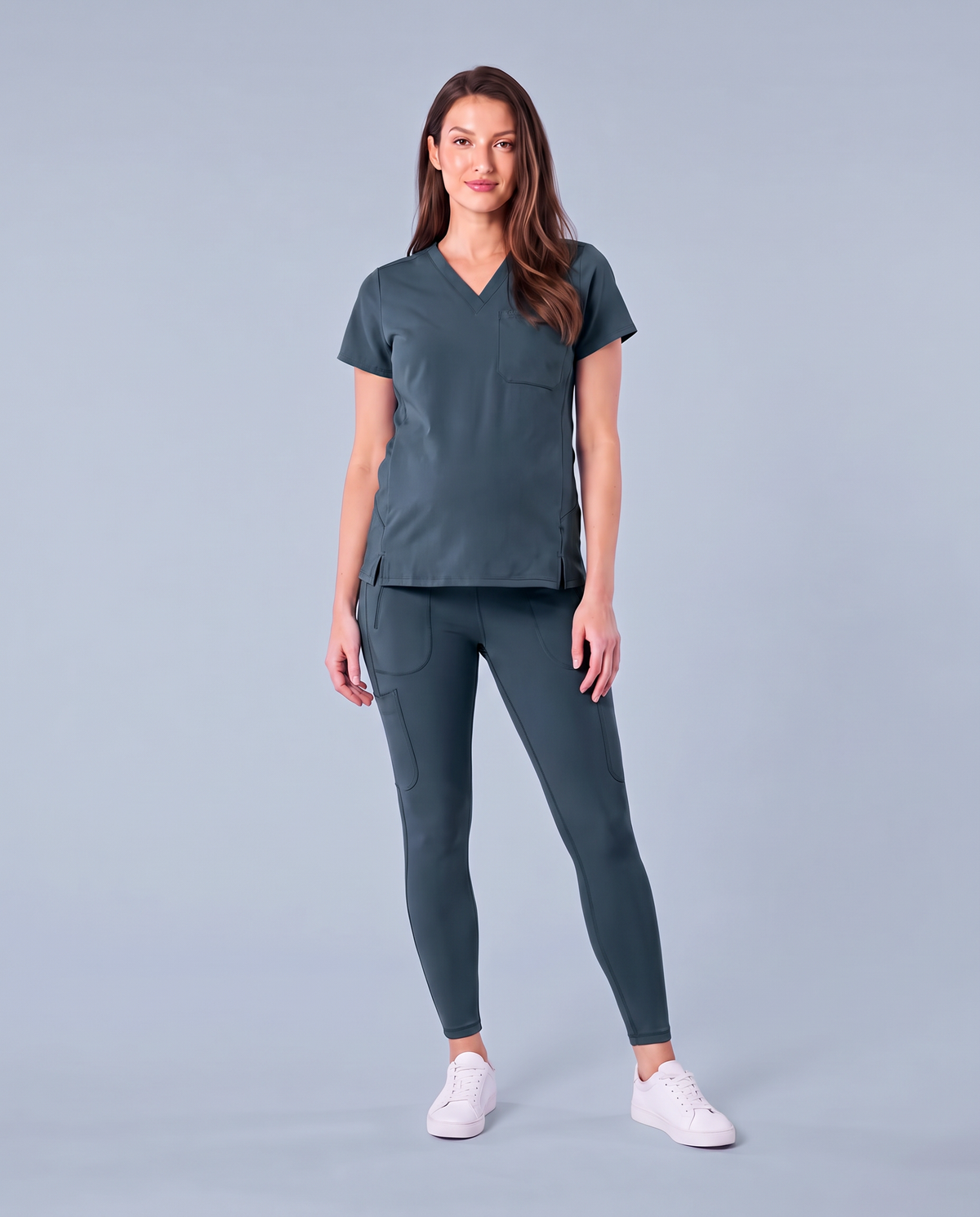 Maternity Scrub Legging Dark Harbor