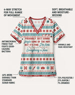 Personalized Name And Job Title Probably Just Gonna Jingle Some Of The Way I'm Fine Everything Is Fine Funny Christmas Gift For Nurse Top