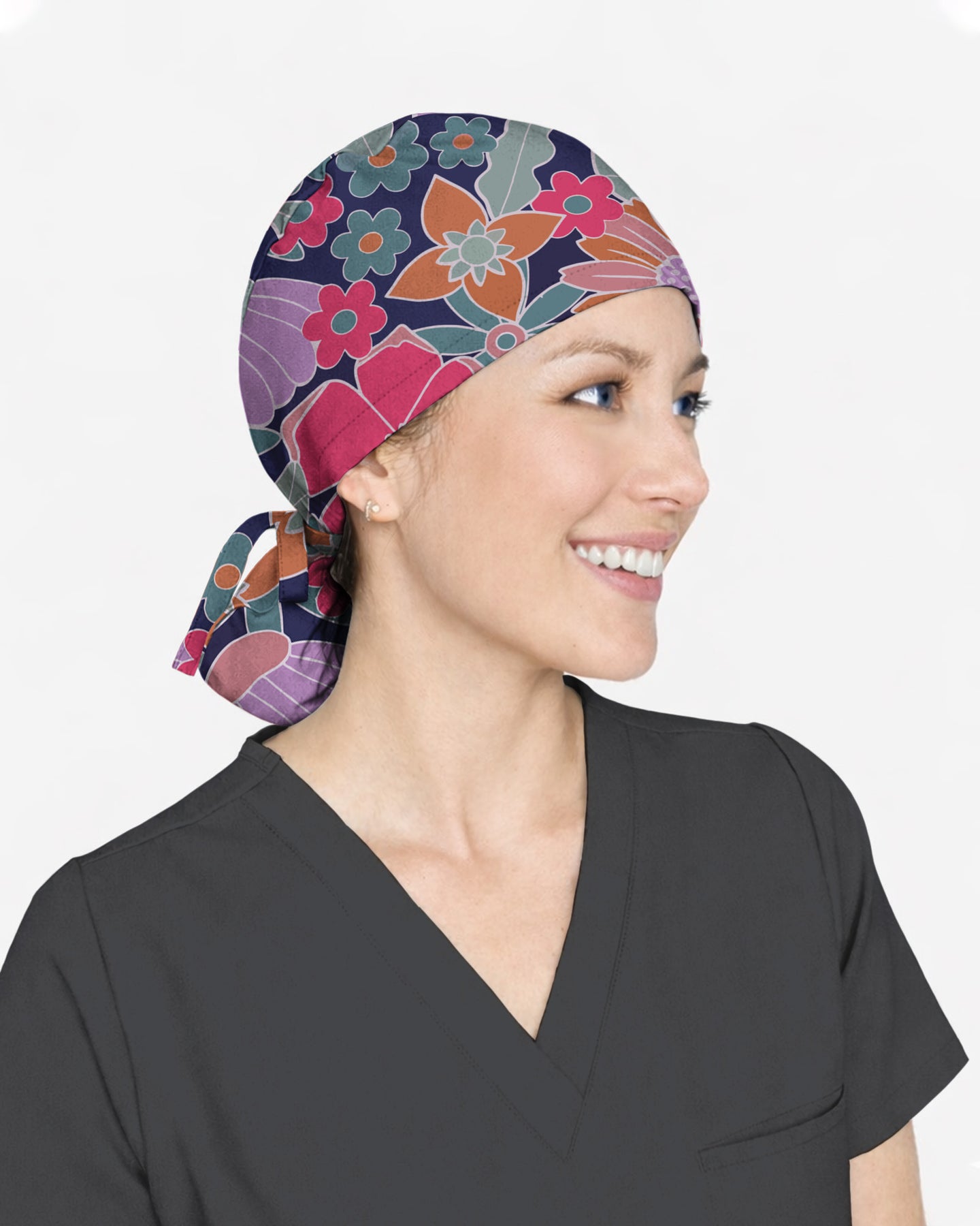 Blooming Garden Breeze Scrub Cap