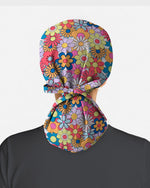 Playful Flower Power Scrub Cap