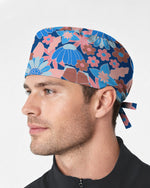 Warm Harvest Floral Scrub Cap