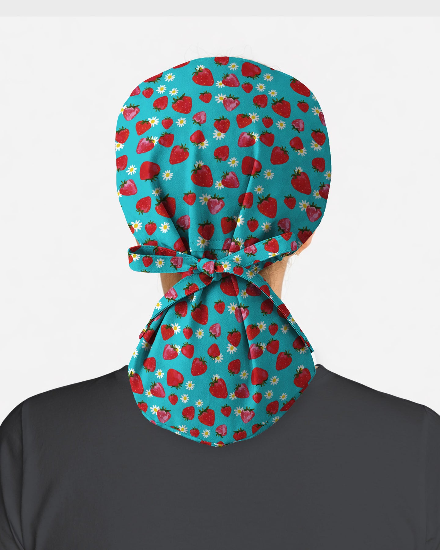 Fresh Strawberry Meadow Scrub Cap