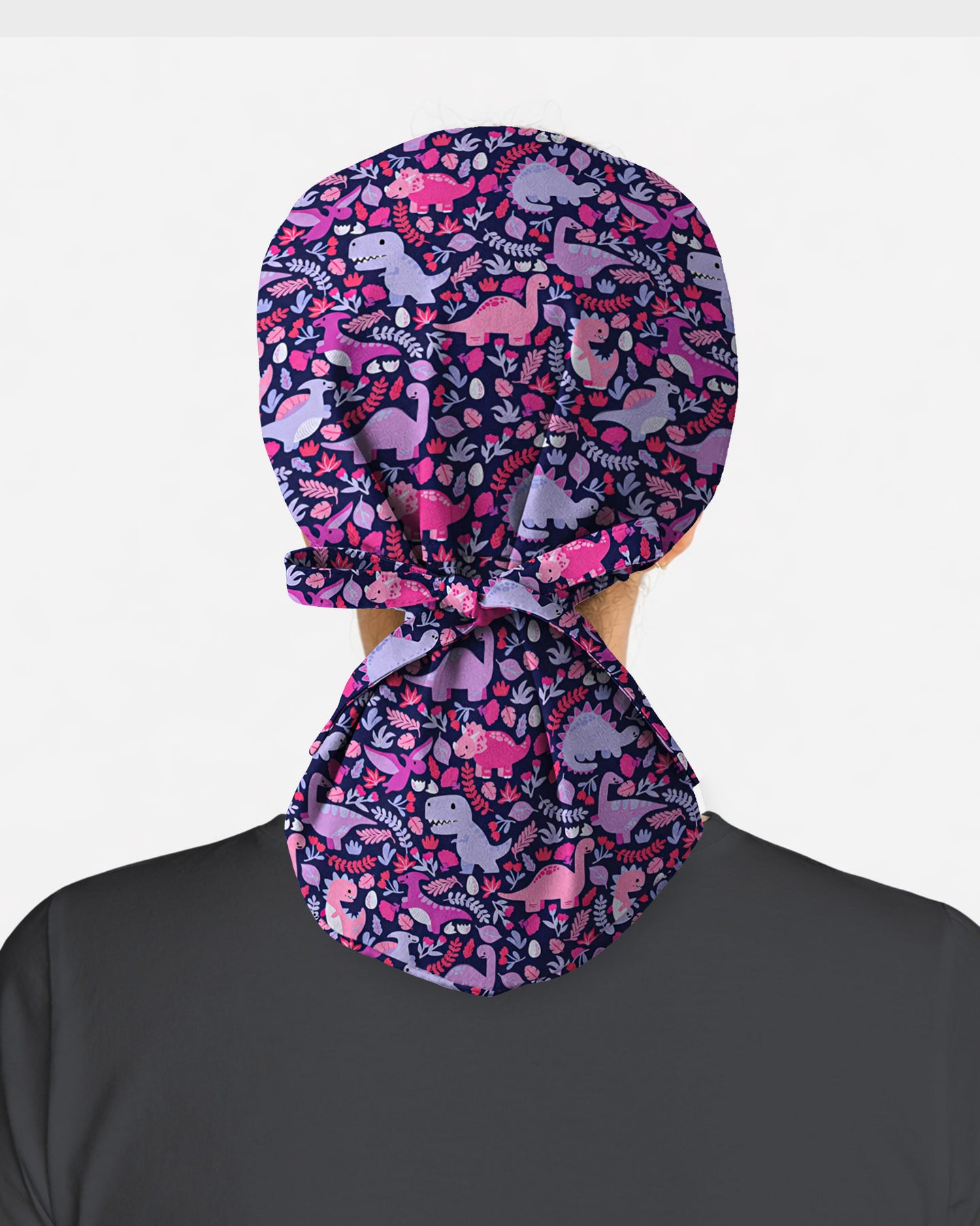 Playful Dinosaur Jurassic Scrub Cap