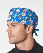 Adorable Nurse Cats Scrub Cap