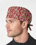 Autumn Meadow Floral Scrub Cap