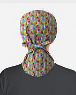 Rainbow Gummy Bear Scrub Cap