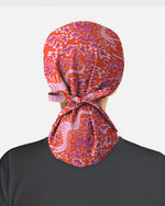 Pink Coral Garden Scrub Cap